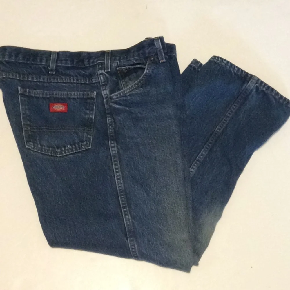 Dickies Mens 100% Cotton Jeans Sz 38X29